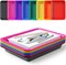 Set of 8 Kids Activity Plastic Trays - Toddler Arts and Crafts Sensory Tray - Rainbow Classroom Colors - Great for Lego - Sand - Crafts - Orbeez Water Beads - Painting - Montessori Tray - Art Tray